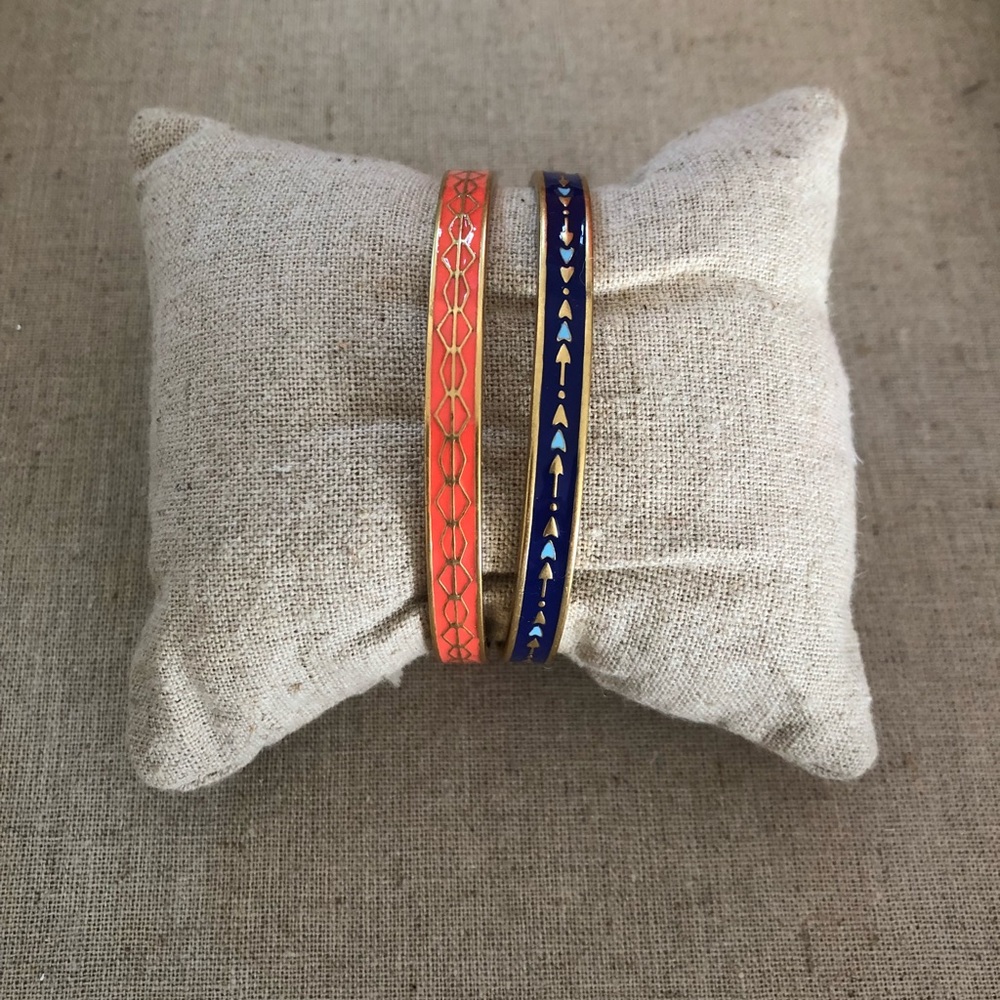 Stella and Dot Cuffs- Manchester Enamel Cuffs